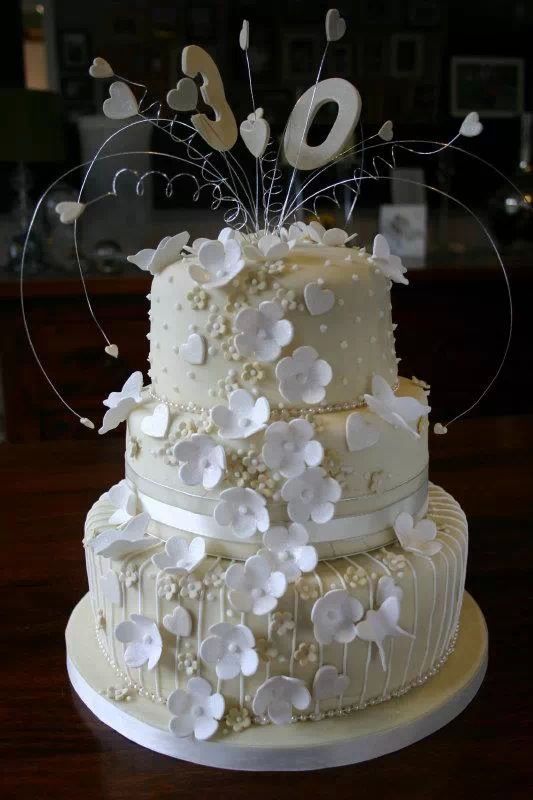 30th Wedding Anniversary Cakes Ideas The Cake Boutique