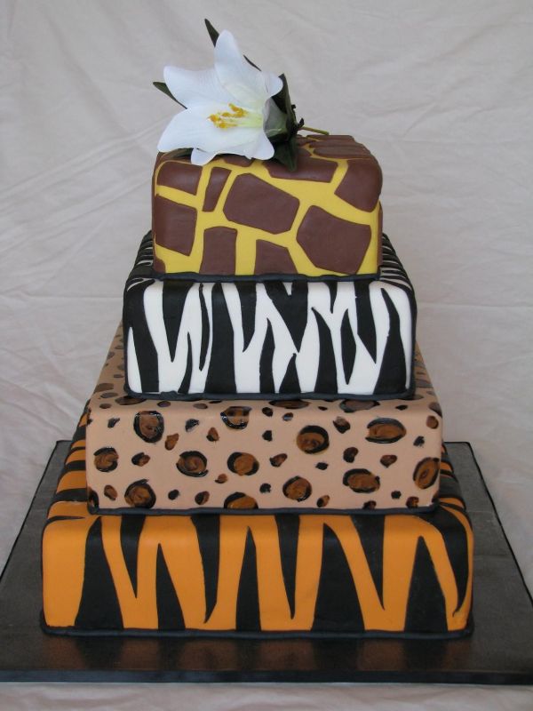 Animal Print Cake