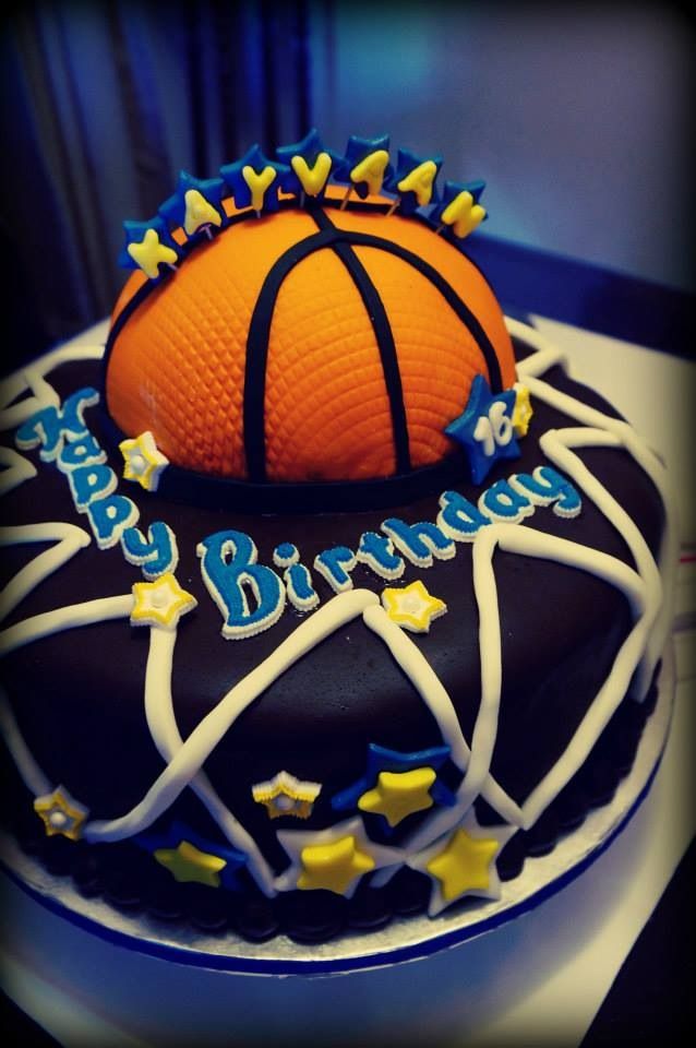 11 Photos of Basketball Fondant Birthday Cakes 11 Photos of Basketball Fondant Birthday Cakes