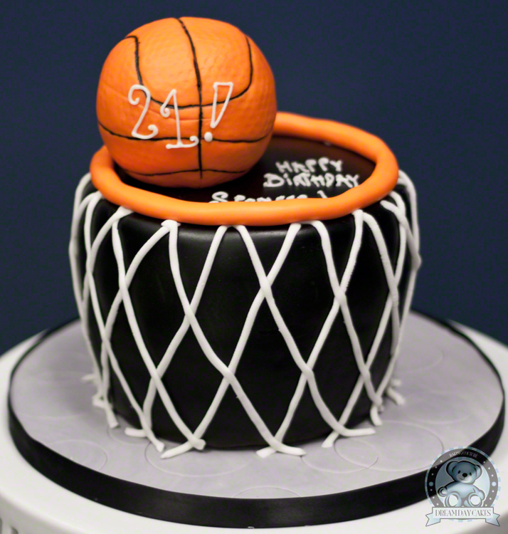 Basketball Birthday Cake Basketball Birthday Cake