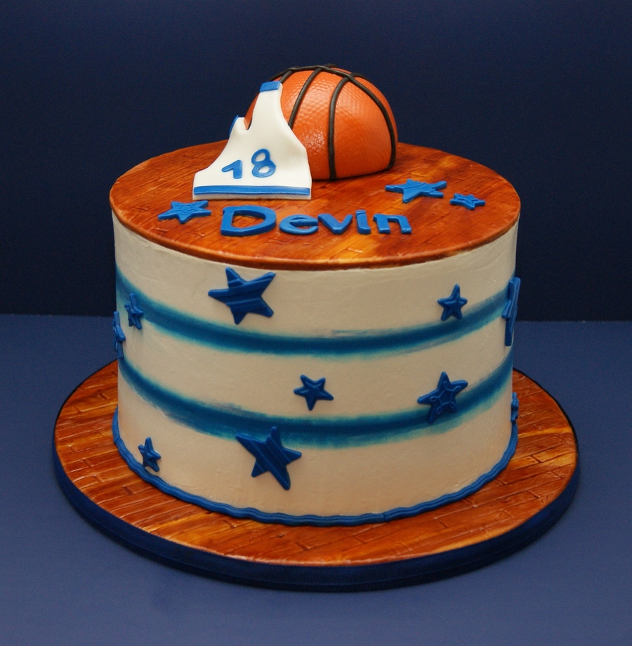 Basketball Birthday Cake Basketball Birthday Cake