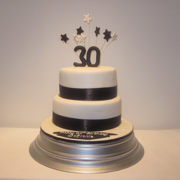 6 Photos of White Two Tier Birthday Cakes 6 Photos of White Two Tier Birthday Cakes