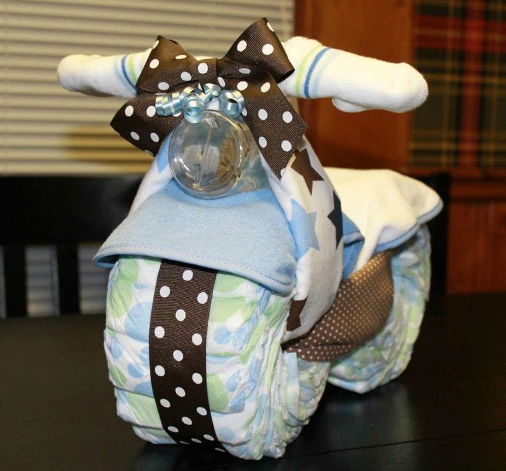 How To Make A Motorcycle Diaper Cake For Boy Gallery