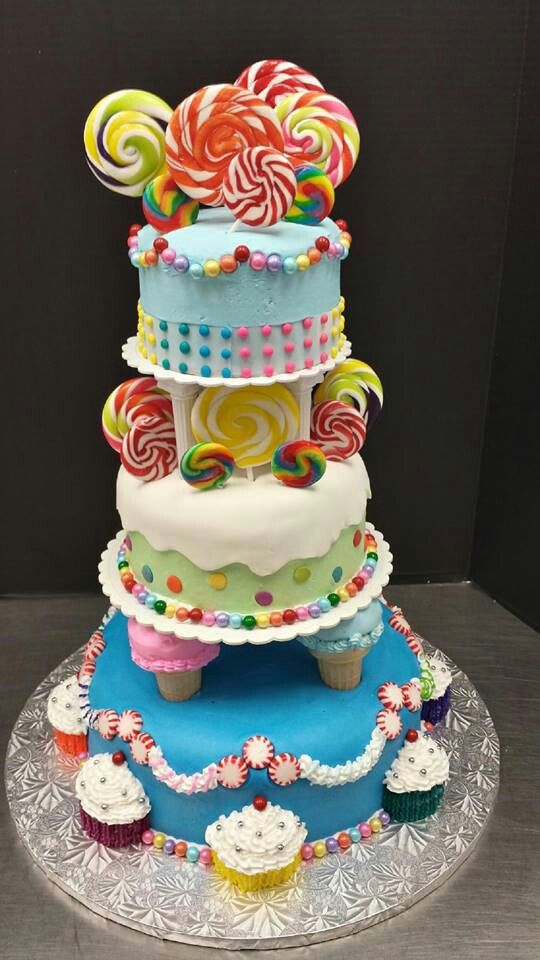 Candy Themed Cake Candy Themed Cake