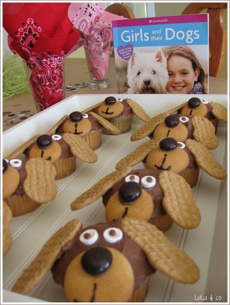 Dog Themed Birthday Cupcakes Dog Themed Birthday Cupcakes