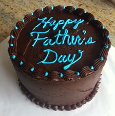 Father's Day Chocolate Cake