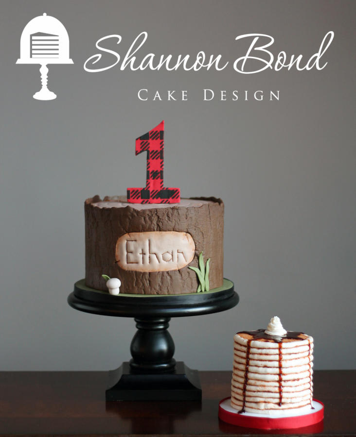 First Birthday Cake Lumberjack First Birthday Cake Lumberjack