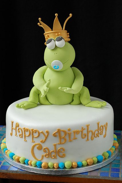 Frog Prince Birthday Cake