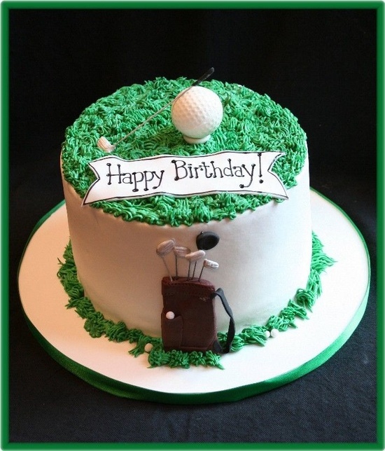 Golf Birthday Cake