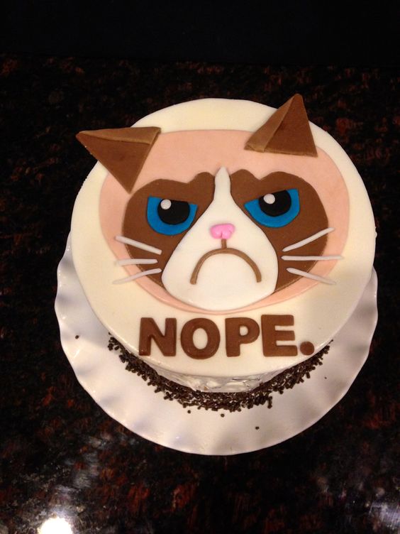 Grumpy Cat Birthday Cake Grumpy Cat Birthday Cake