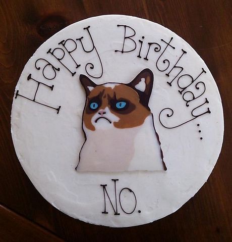 Grumpy Cat Birthday Cake Grumpy Cat Birthday Cake