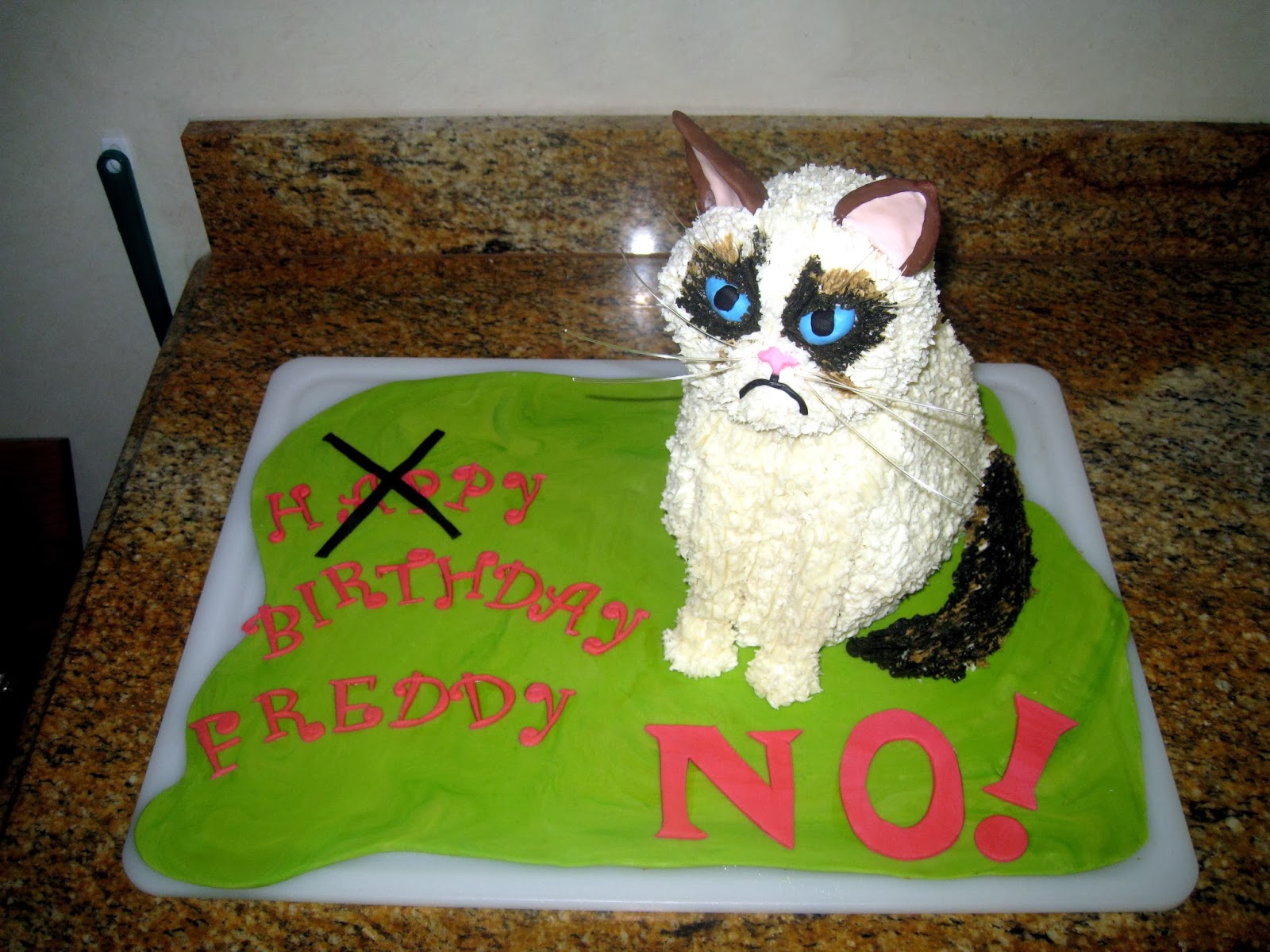 Grumpy Cat Birthday Cake Grumpy Cat Birthday Cake