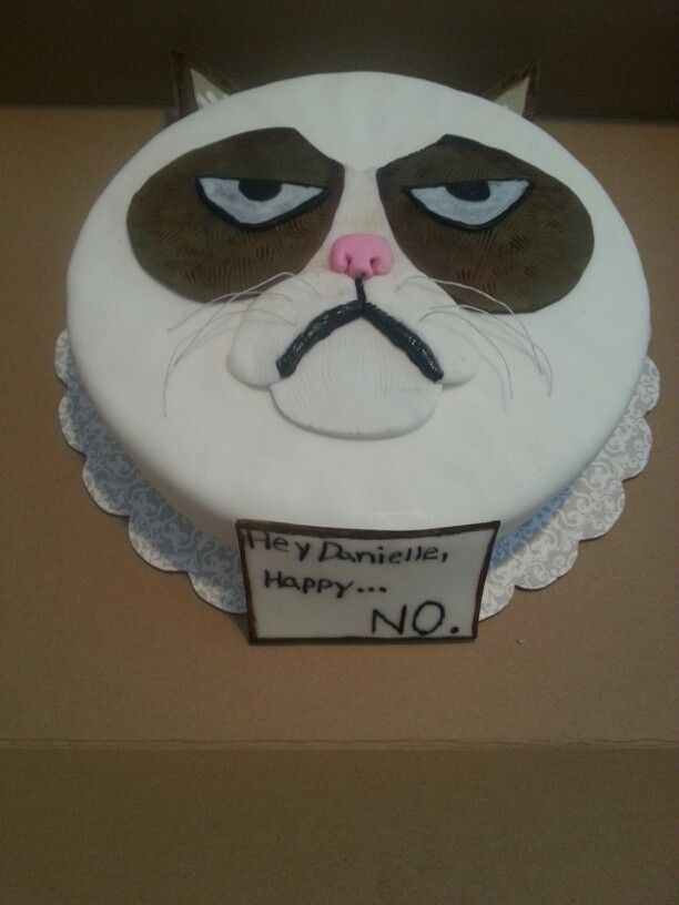 Grumpy Cat Cake Grumpy Cat Cake