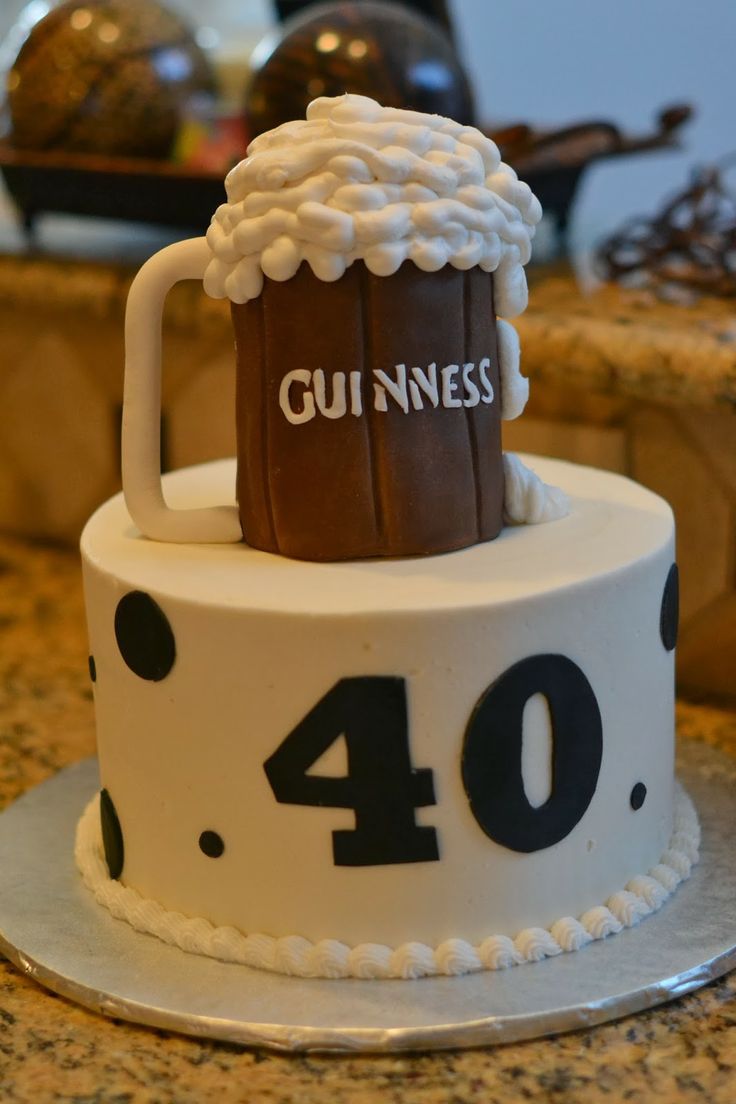 Guinness Beer Birthday Cake