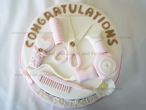 Hair Stylist Birthday Cake Hair Stylist Birthday Cake