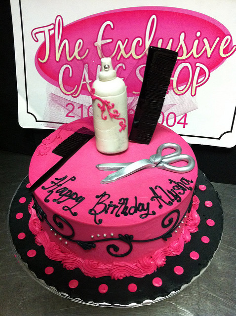 Hair Stylist Birthday Cake Hair Stylist Birthday Cake