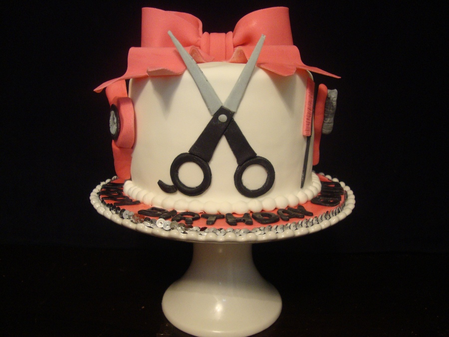 Hair Stylist Happy Birthday Cake Hair Stylist Happy Birthday Cake