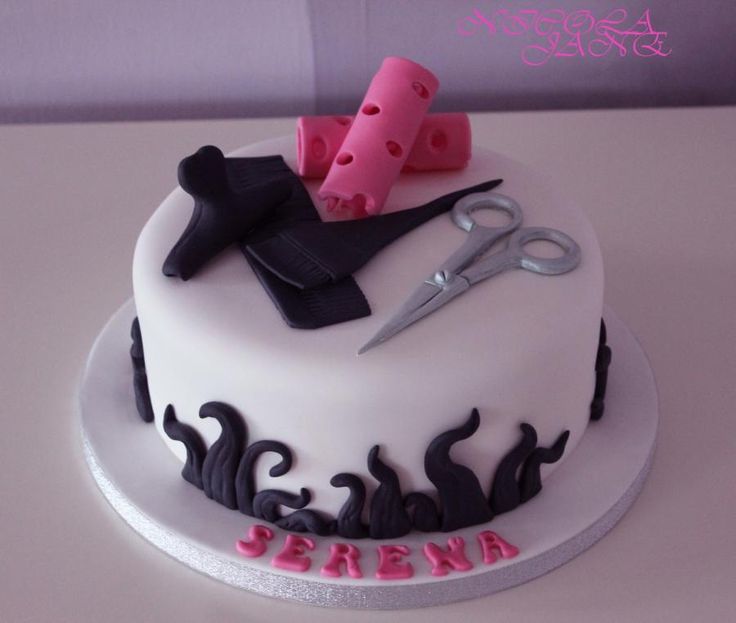 Hairdresser Birthday Cake Hairdresser Birthday Cake