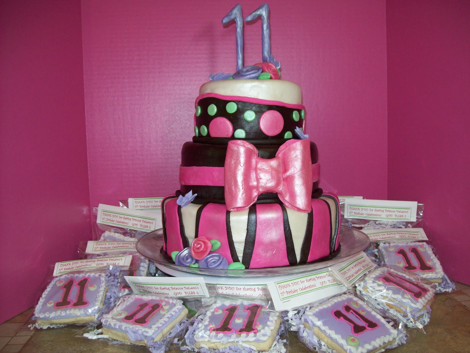 10 Birthday Cakes For Girls 11th Birthday Photo Girls 11th