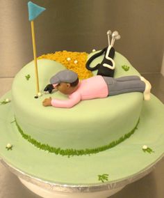 Happy Birthday Golf Cake