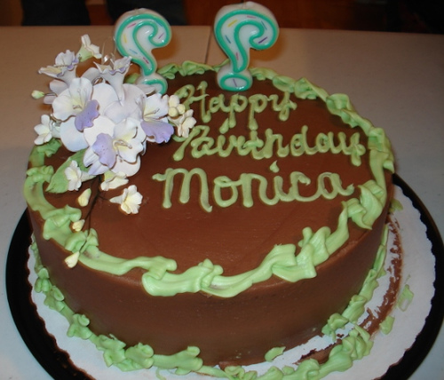 Happy Birthday Monica Cake