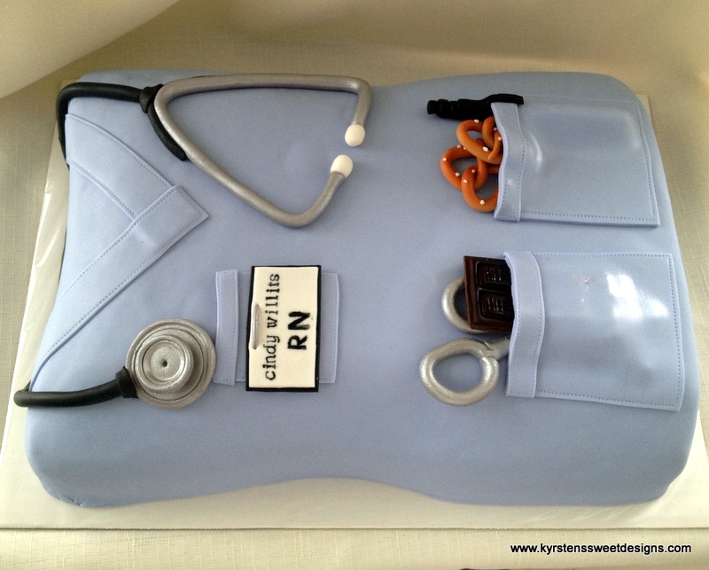 Happy Birthday Nurse Scrub Cakes Happy Birthday Nurse Scrub Cakes