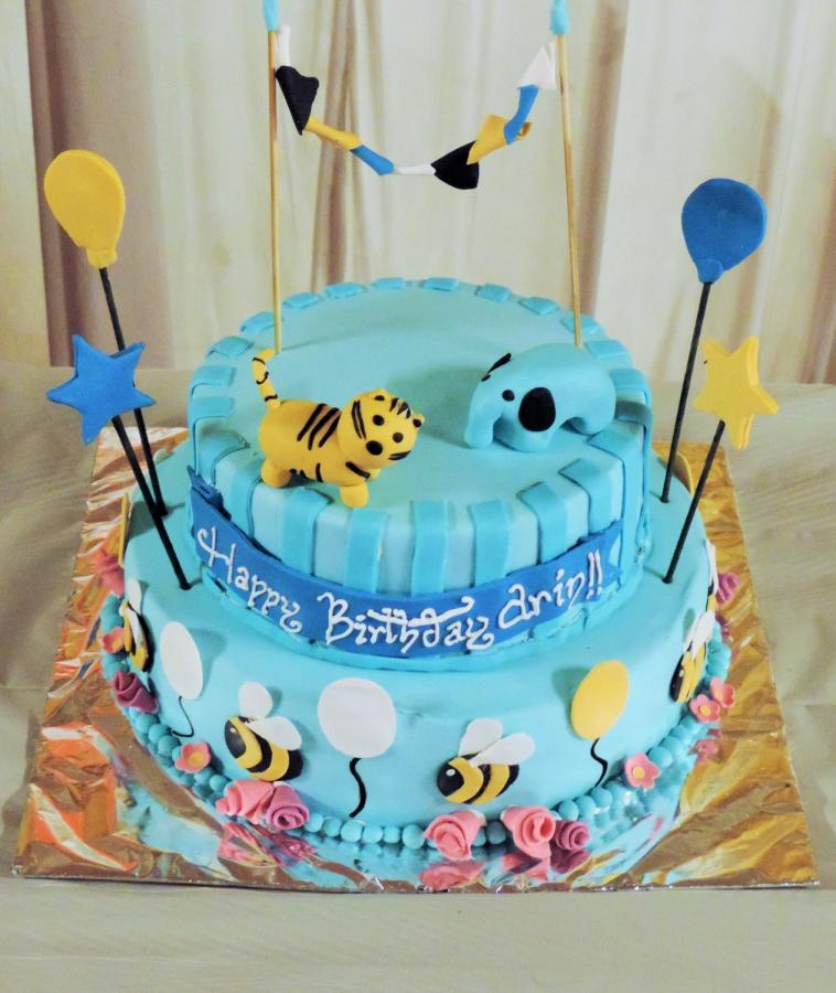 Jungle Birthday Cake for 2 Year Old Jungle Birthday Cake for 2 Year Old