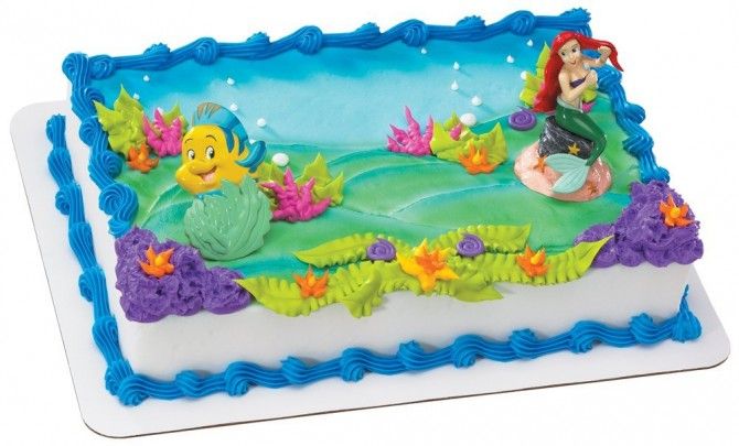 Little Mermaid Cake Decorating Kit Little Mermaid Cake Decorating Kit