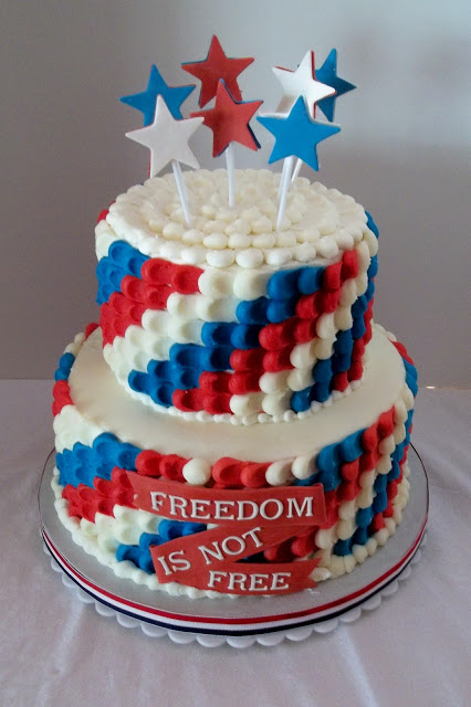 Memorial Day Cake and Cookies