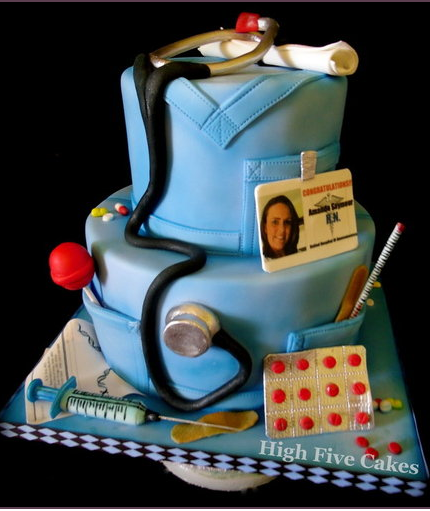 Nurse Graduation Cake Nurse Graduation Cake