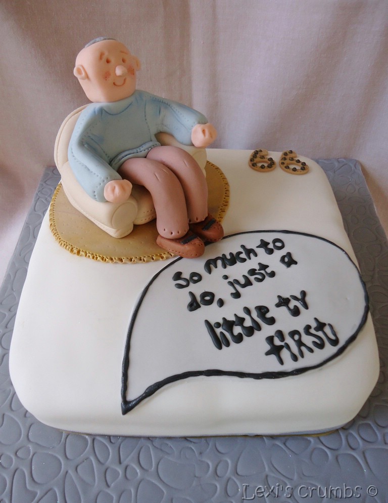 10 Birthday Cakes For Elderly Men Photo Old Man Birthday Cake