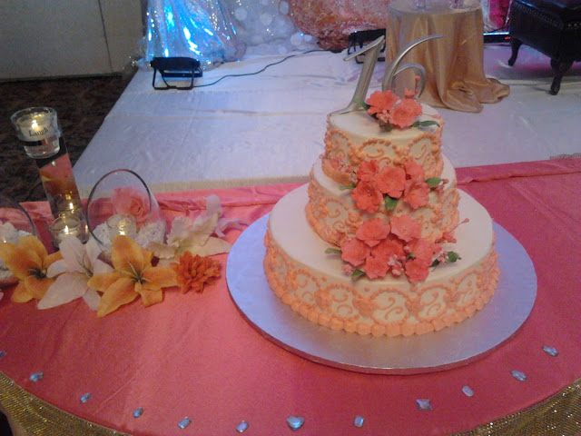 Peach Sweet 16 Theme