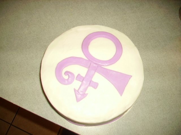 Prince Singer Happy Birthday Cake