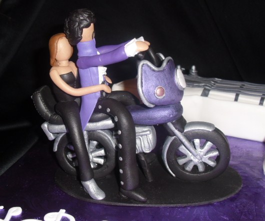 Purple Rain Prince Guitar Cake