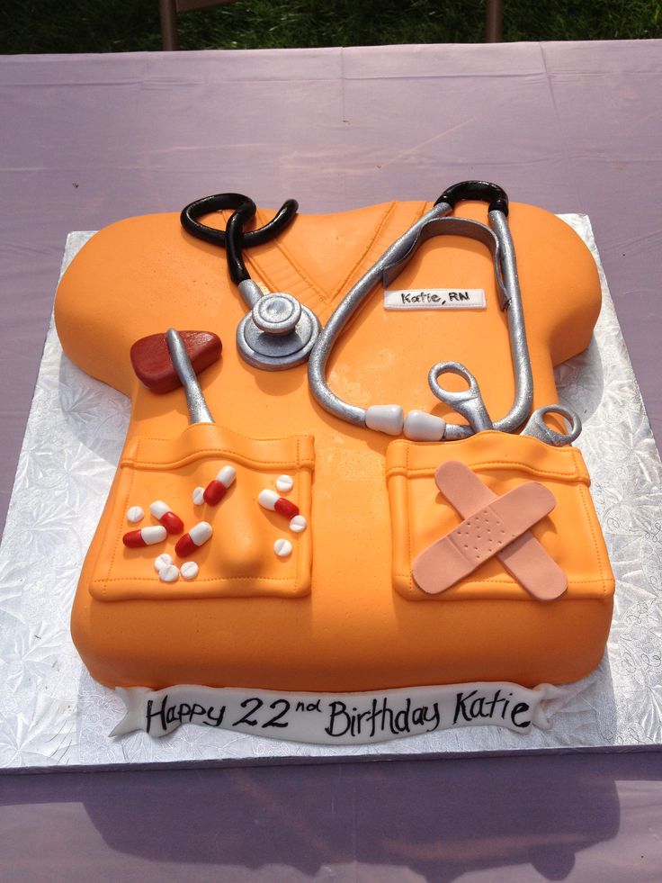 Scrub Nurse Birthday Cake Scrub Nurse Birthday Cake