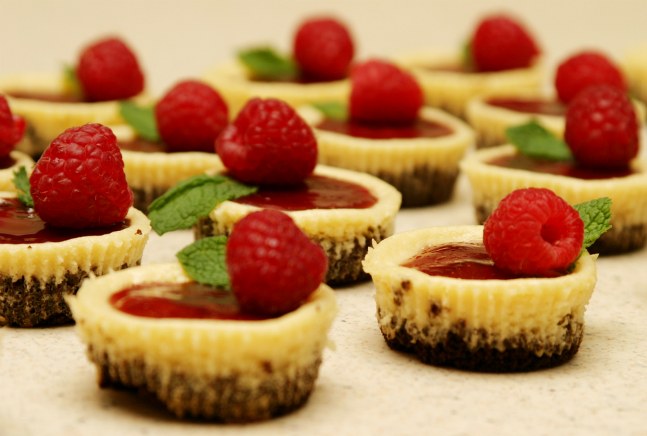 These Mini Chocolate Raspberry Cheesecakes These Mini Chocolate Raspberry Cheesecakes