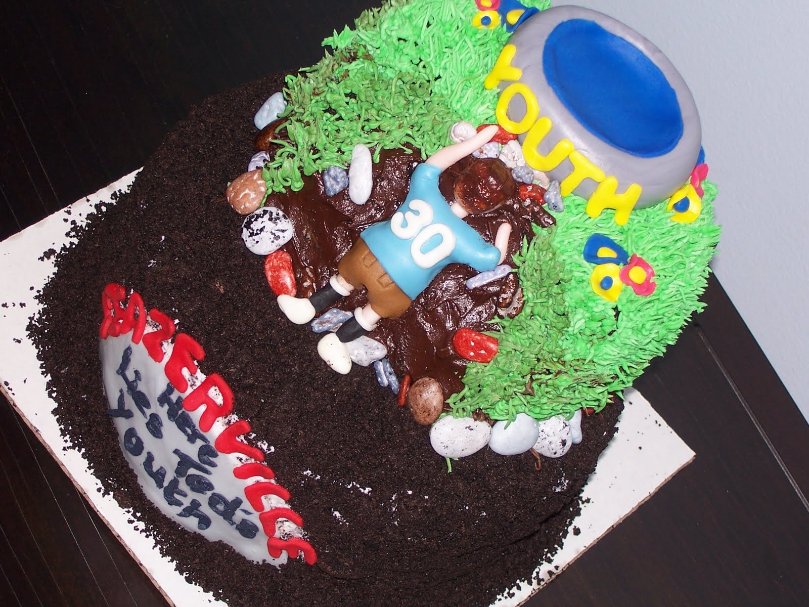 30th birthday cake cakes funny him idea humorous snackncake via