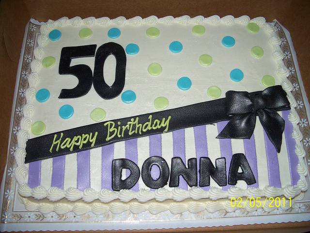 50th Birthday Sheet Cakes