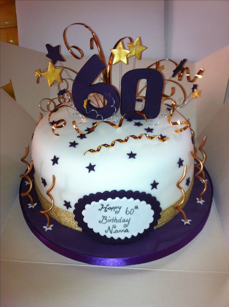60th Birthday Cake Ideas