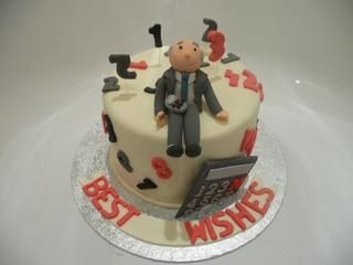 Accountant Retirement Cake Accountant Retirement Cake