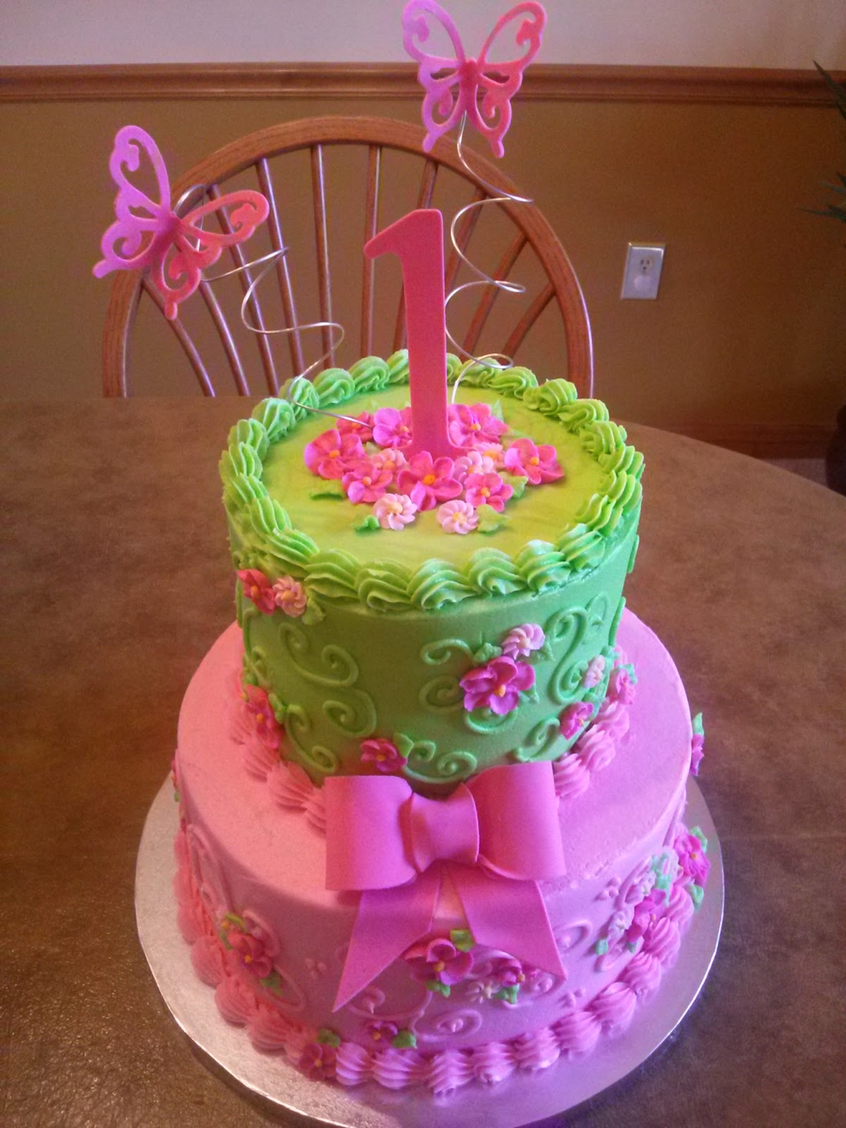 Happy Birthday Butterfly Cake Brithday Cake