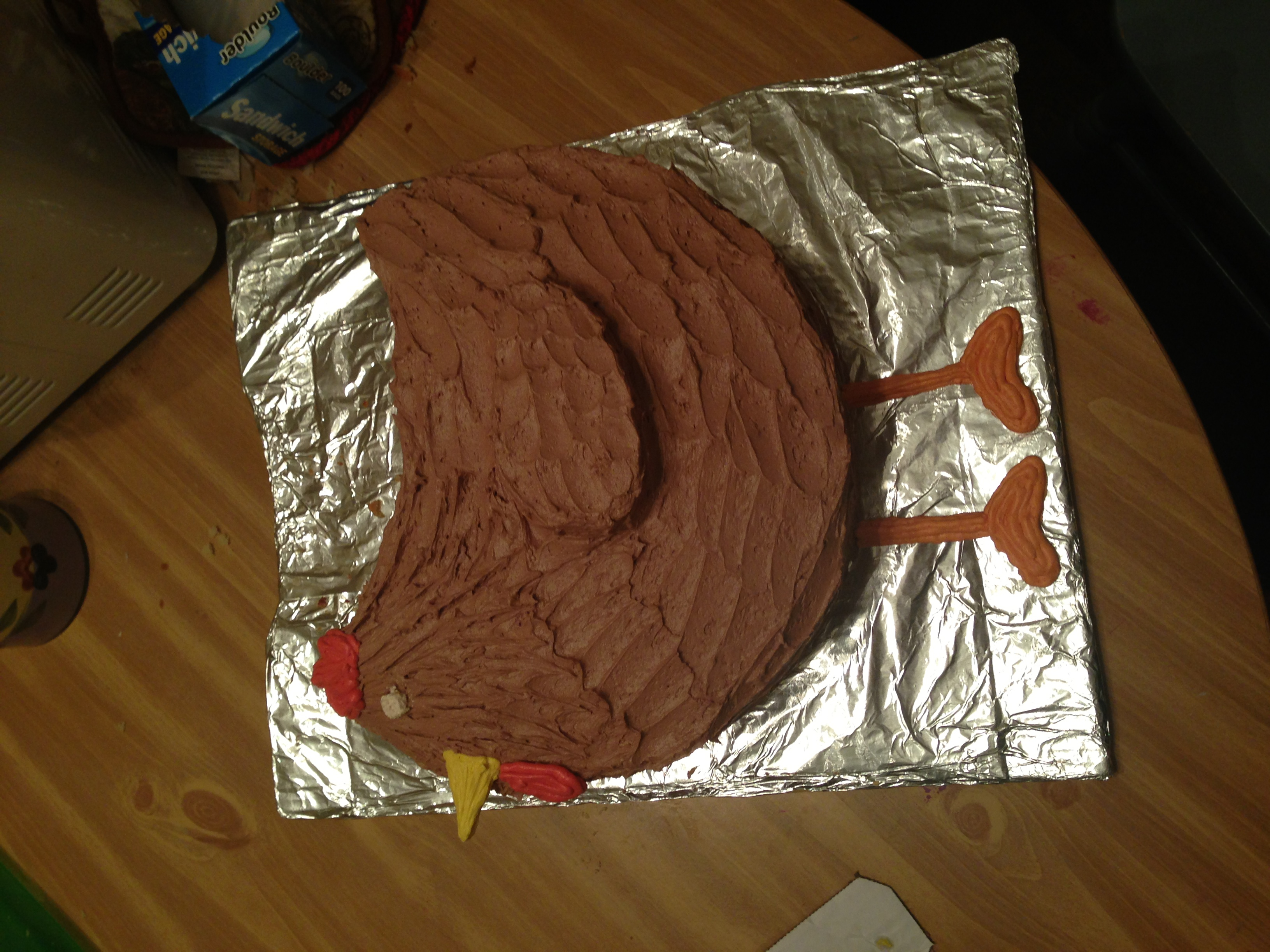 Chicken Shaped Cake Chicken Shaped Cake