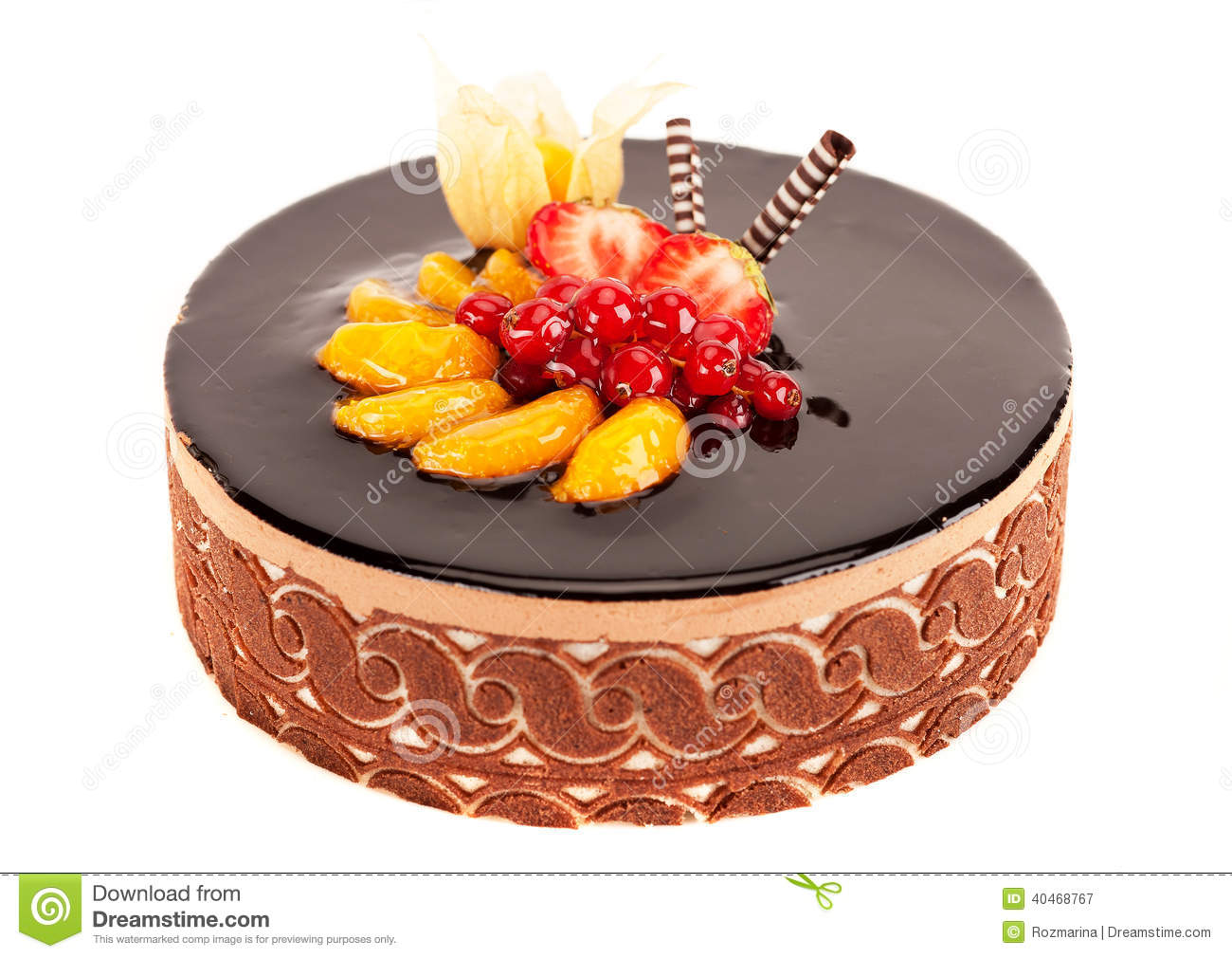 11 Birthday Cakes Decorated With Fruit Photo Fruit Cake