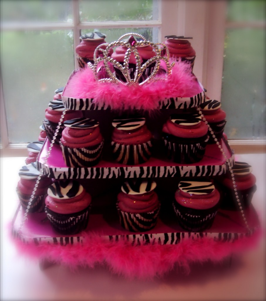 10 Cute Zebra Cupcakes Photo Girls Birthday Cupcake Cake Ideas