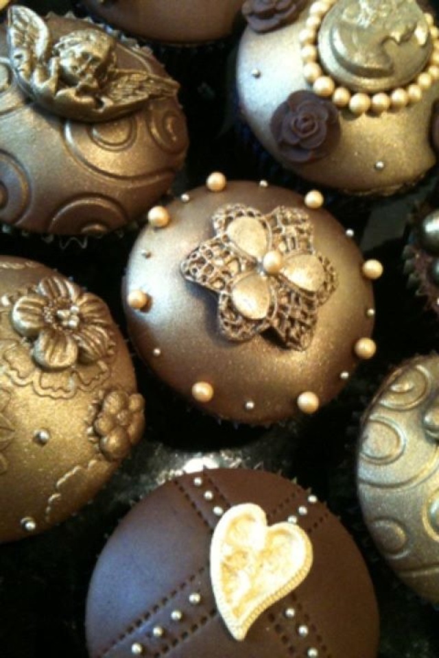 8 Photos of Bling Thanksgiving Cupcakes 8 Photos of Bling Thanksgiving Cupcakes
