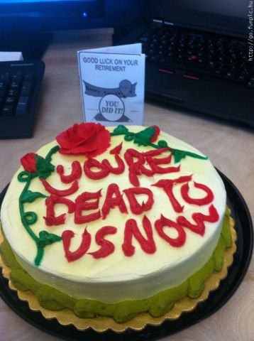 Good Luck Retirement Cake Good Luck Retirement Cake