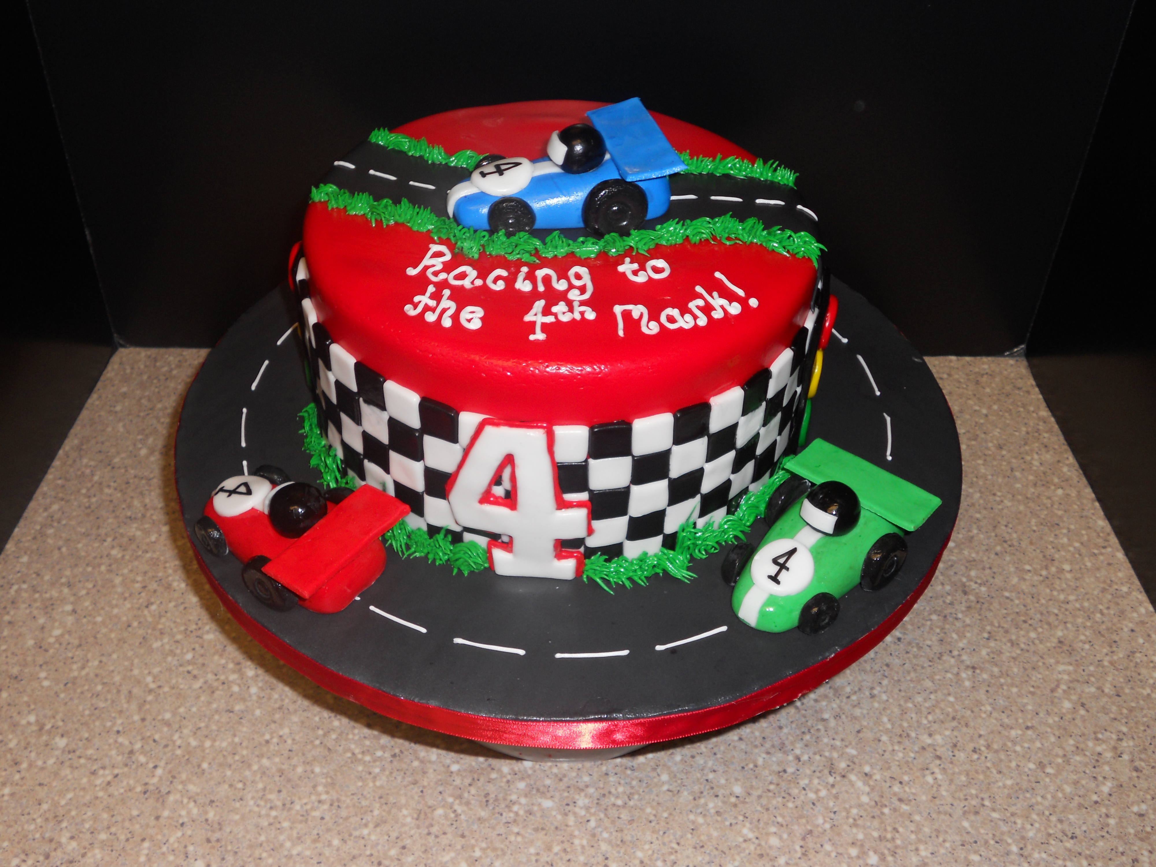 Race Car Birthday Cake Design Race Car Birthday Cake Design