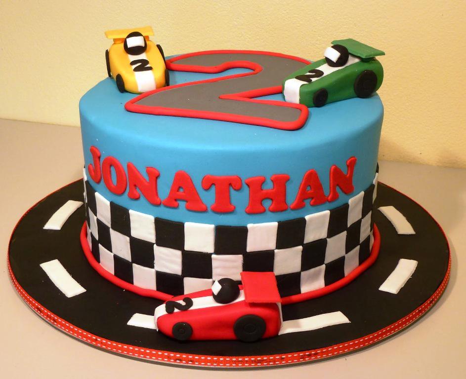 Race Car Birthday Cake Race Car Birthday Cake