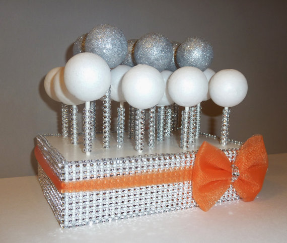 Silver Cake Pops Bling Sticks Silver Cake Pops Bling Sticks