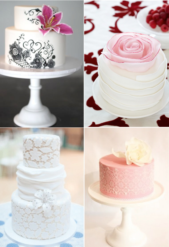 13 small wedding cakes